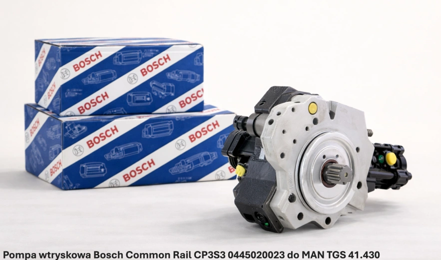 Pompa wtryskowa Bosch Common Rail CP3S3 0445020023 do MAN TGS 41.430 – D2066 – LF01 - nowa, regeneracja, cena