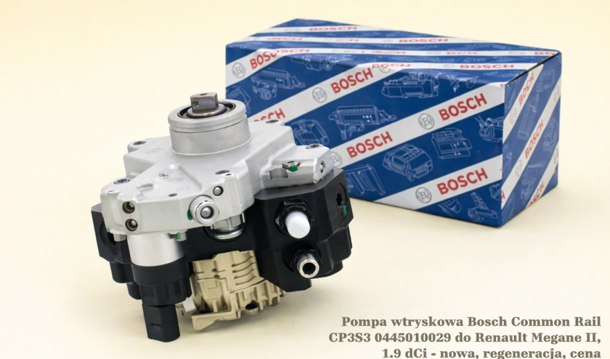 Pompa wtryskowa Bosch Common Rail CP3S3 0445010029 do Renault Megane II, 1.9 dCi - nowa, regeneracja, cena