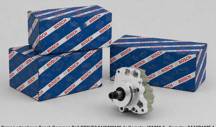 Pompa wtryskowa Bosch Common Rail CP3HS3 0445020109 do Komatsu WA250-6 – Komatsu SAA6D107E-1 - nowa, regeneracja, cena