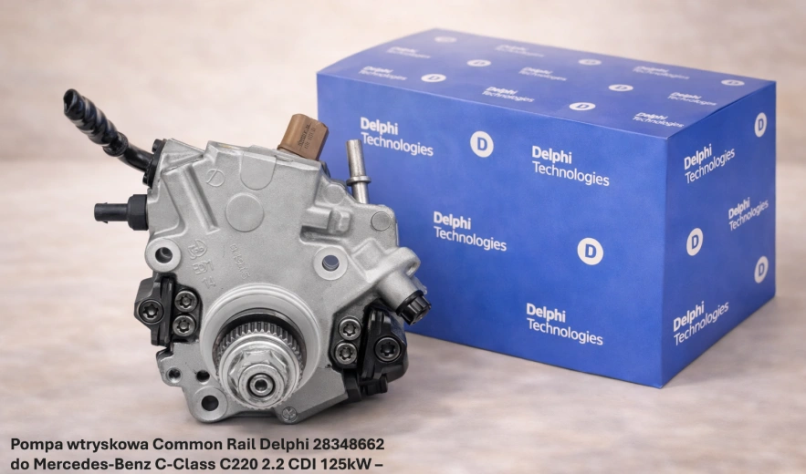 Pompa wtryskowa Common Rail Delphi 28348662 do Mercedes-Benz C-Class C220 2.2 CDI 125kW – nowa, regeneracja