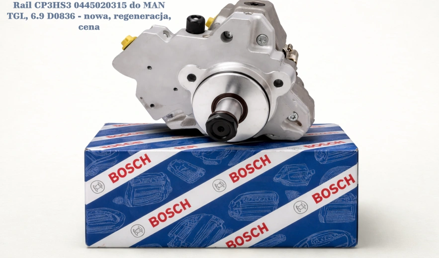 Pompa wtryskowa Bosch Common Rail CP3HS3 0445020315 do MAN TGM, 6.9 D0836 - nowa, regeneracja, cena