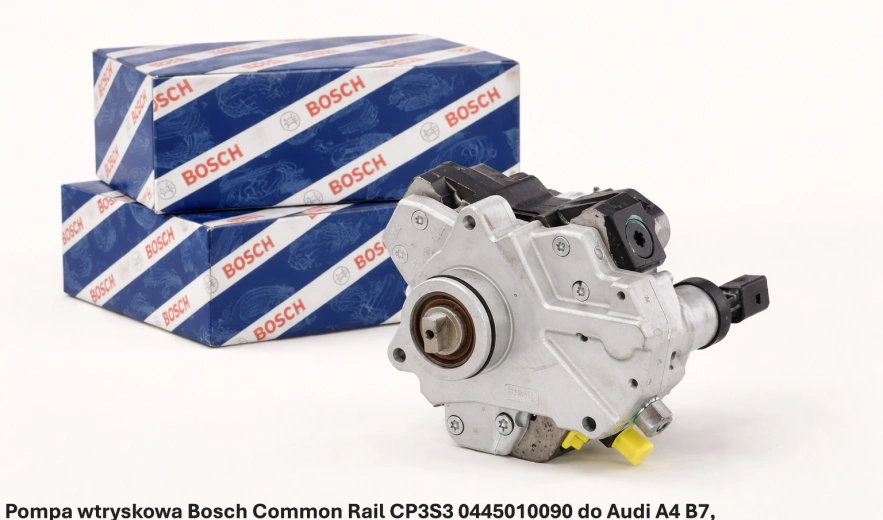 Pompa wtryskowa Bosch Common Rail CP3S3 0445010090 do Audi A4 B7, 3.0 TDI - nowa, regeneracja, cena