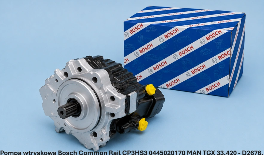 Pompa wtryskowa Bosch Common Rail CP3HS3 0445020170 MAN TGX 33.420 - D2676, - nowa, regeneracja, cena