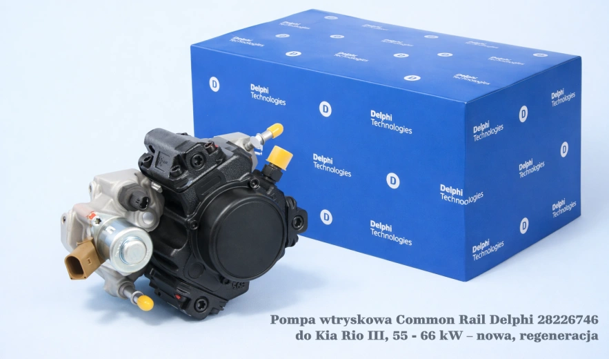 Pompa wtryskowa Common Rail Delphi 28226746 do Kia Rio III, 55 - 66 kW – nowa, regeneracja