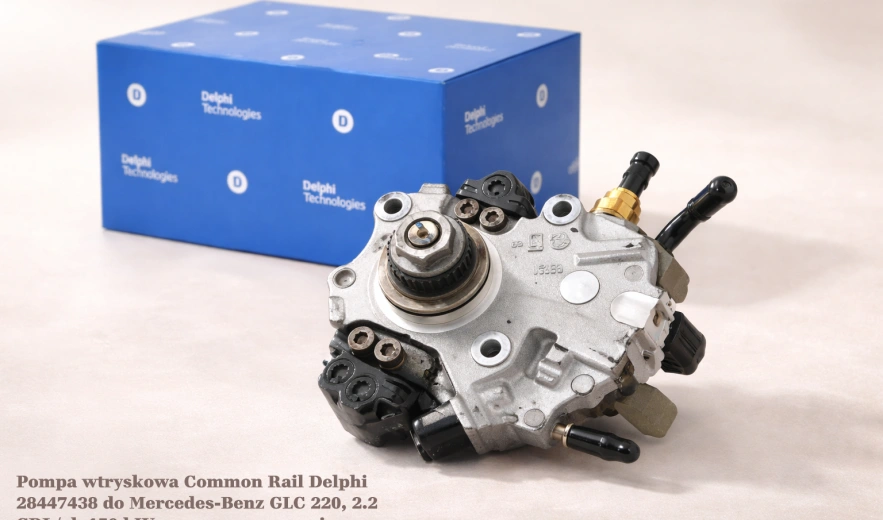 Pompa wtryskowa Common Rail Delphi 28447438 do Mercedes-Benz GLC 220, 2.2 CDI / d, 150 kW – nowa, regeneracja