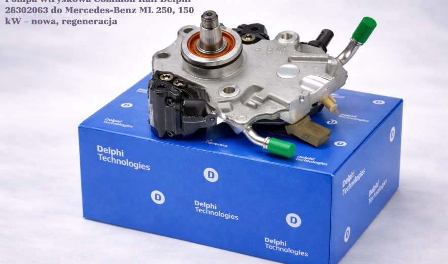 Pompa wtryskowa Common Rail Delphi 28302063 do Mercedes-Benz ML 250, 150 kW – nowa, regeneracja
