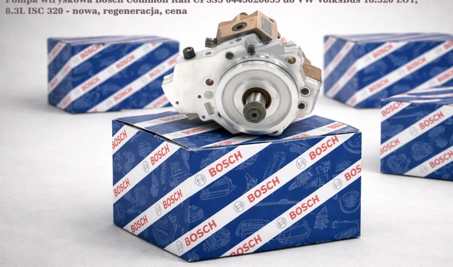 Pompa wtryskowa Bosch Common Rail CP3S3 0445020059 do VW VolksBus 18.320 EOT, 8.3L ISC 320 - nowa, regeneracja, cena