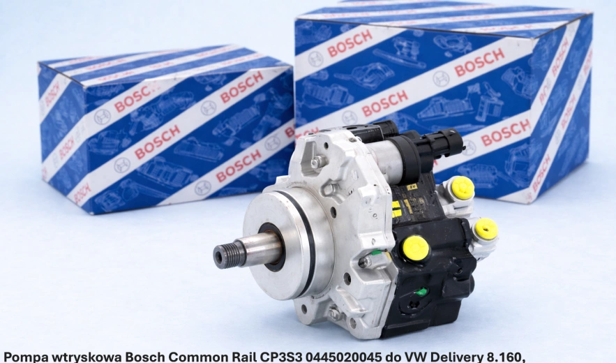 Pompa wtryskowa Bosch Common Rail CP3S3 0445020045 do VW Delivery 8.160, ISF 160 (3.8) - nowa, regeneracja, cena