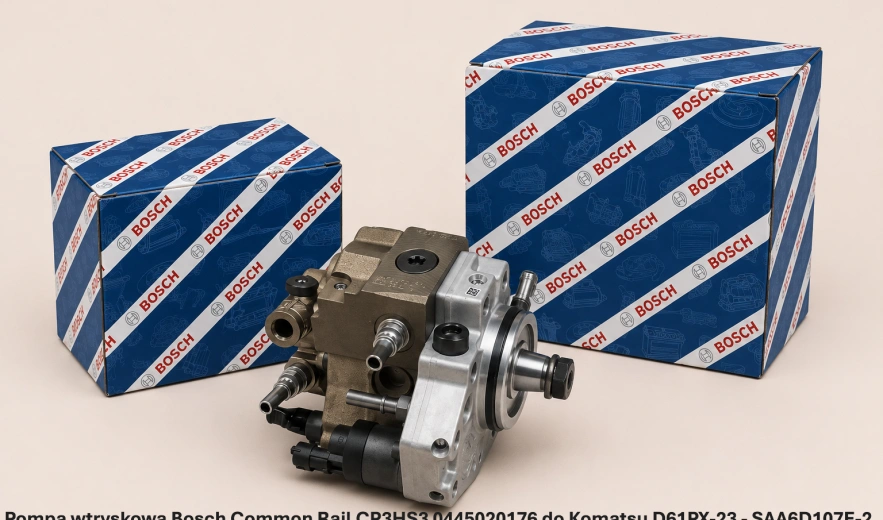 Pompa wtryskowa Bosch Common Rail CP3HS3 0445020176 do Komatsu D61PX-23 - SAA6D107E-2 - nowa, regeneracja, cena