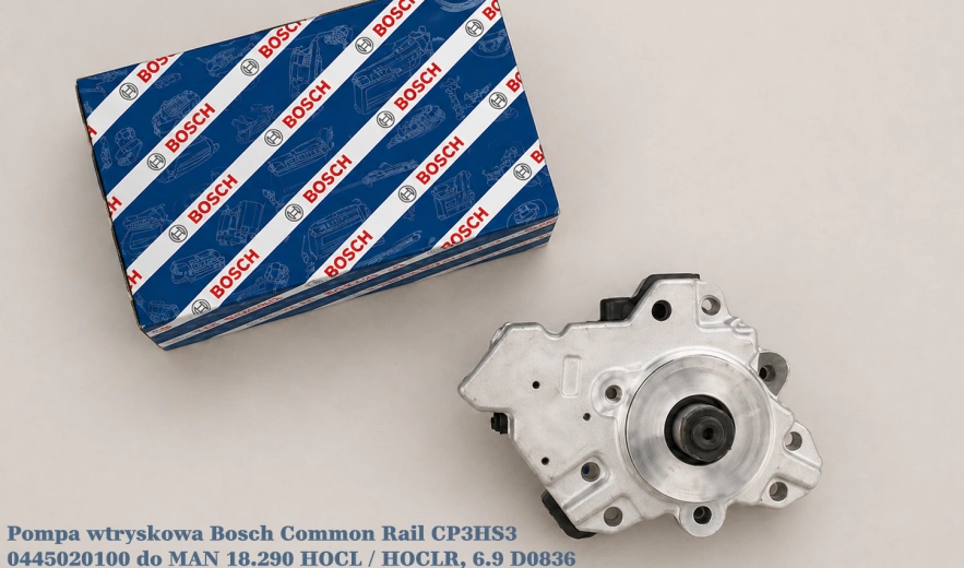 Pompa wtryskowa Bosch Common Rail CP3HS3 0445020100 do MAN 18.290 HOCL / HOCLR, 6.9 D0836 - nowa, regeneracja, cena