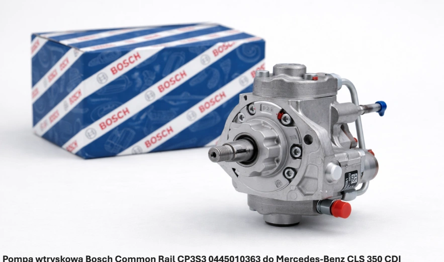 Pompa wtryskowa Bosch Common Rail CP3S3 0445010363 do Mercedes-Benz CLS 350 CDI – 3.0 V6 - nowa, regeneracja, cena