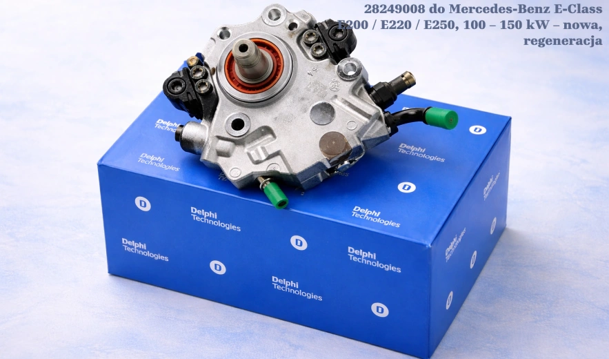 Pompa wtryskowa Common Rail Delphi 28249008 do Mercedes-Benz E-Class E200 / E220 / E250, 100 – 150 kW – nowa, regeneracja