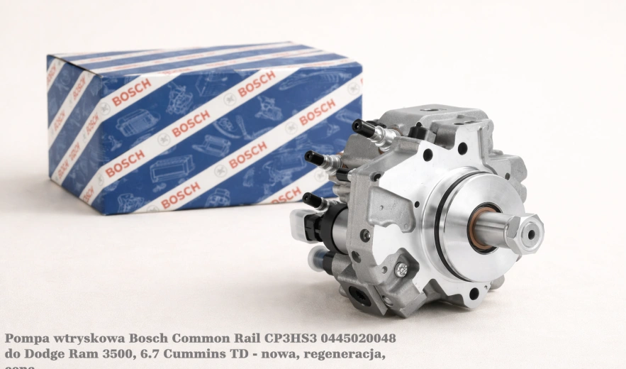 Pompa wtryskowa Bosch Common Rail CP3HS3 0445020048 do Dodge Ram 3500, 6.7 Cummins TD - nowa, regeneracja, cena