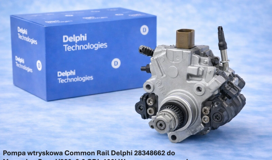 Pompa wtryskowa Common Rail Delphi 28348662 do Mercedes-Benz V200, 2.2 CDI, 100kW – nowa, regeneracja
