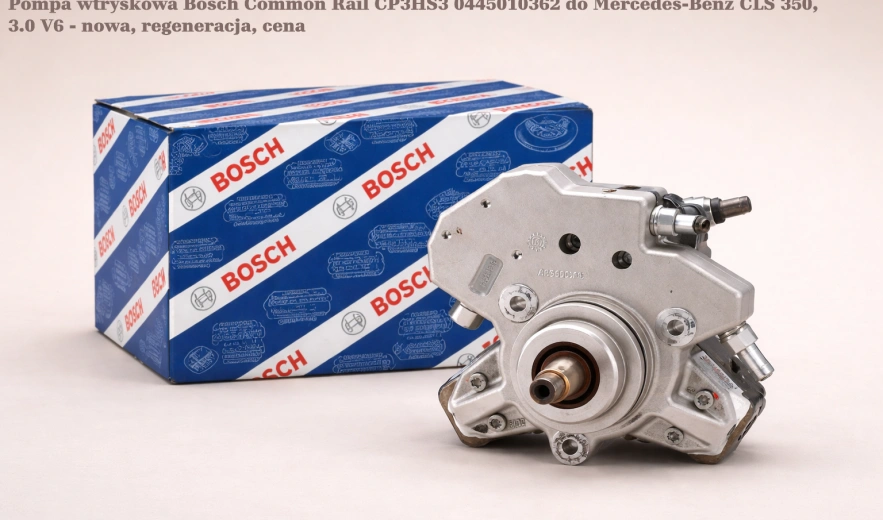 Pompa wtryskowa Bosch Common Rail CP3HS3 0445010362 do Mercedes-Benz CLS 350, 3.0 V6 - nowa, regeneracja, cena 