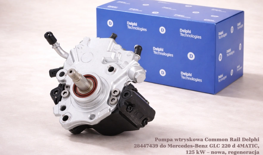 Pompa wtryskowa Common Rail Delphi 28447439 do Mercedes-Benz GLC 220 d 4MATIC, 125 kW – nowa, regeneracja