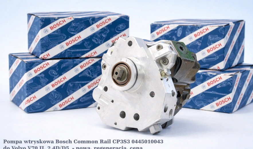Pompa wtryskowa Bosch Common Rail CP3S3 0445010043 do Volvo V70 II, 2.4D/D5 - nowa, regeneracja, cena