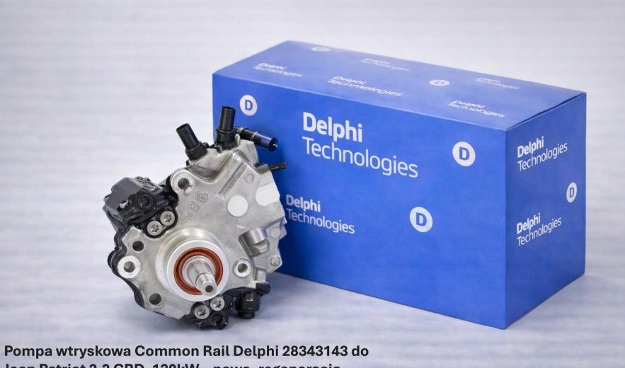 Pompa wtryskowa Common Rail Delphi 28343143 do Jeep Patriot 2.2 CRD, 120kW – nowa, regeneracja