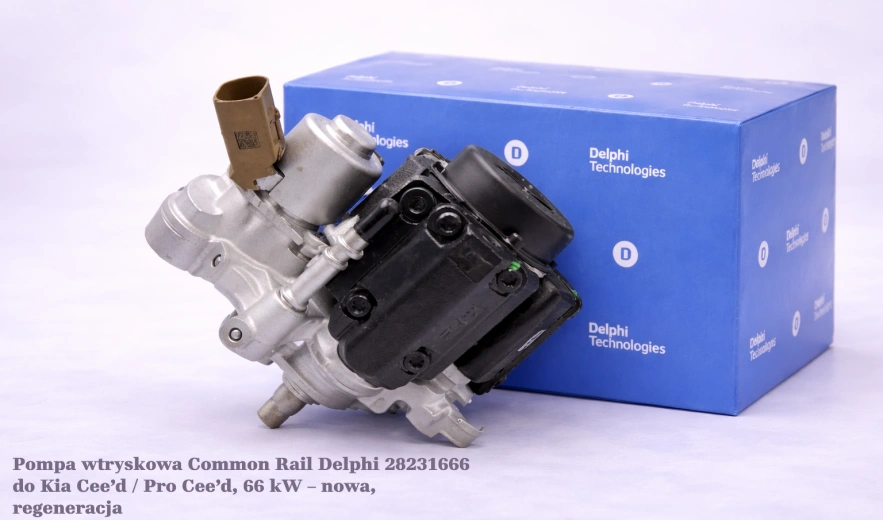 Pompa wtryskowa Common Rail Delphi 28231666 do Kia Cee’d / Pro Cee’d, 66 kW – nowa, regeneracja