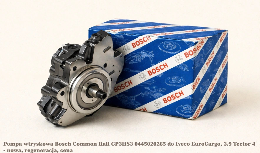 Pompa wtryskowa Bosch Common Rail CP3S3 0445020265 do Iveco EuroCargo, 3.9 Tector 4 - nowa, regeneracja, cena