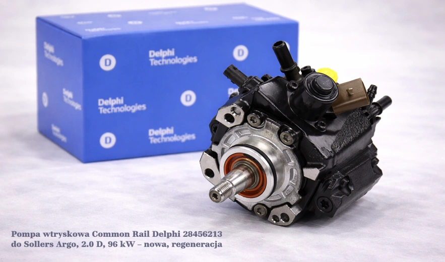 Pompa wtryskowa Common Rail Delphi 28456213 do Sollers Argo, 2.0 D, 96 kW – nowa, regeneracja