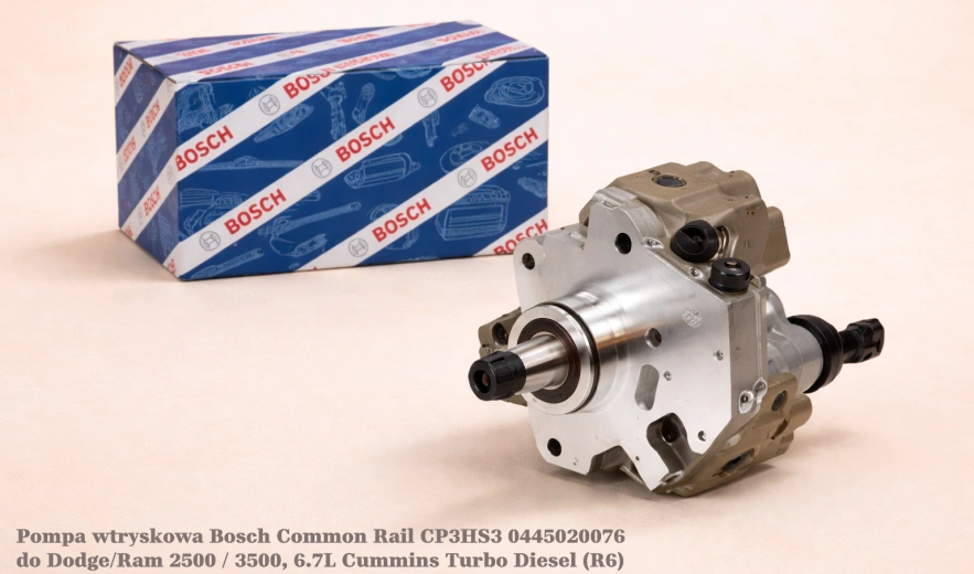 Pompa wtryskowa Bosch Common Rail CP3HS3 0445020076 do Dodge/Ram 2500 / 3500, 6.7L Cummins Turbo Diesel (R6) - nowa, regeneracja, cena