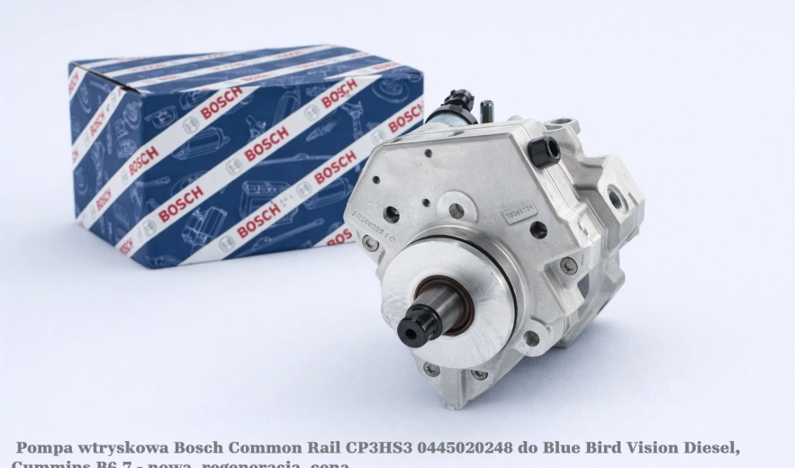 Pompa wtryskowa Bosch Common Rail CP3HS3 0445020248 do Blue Bird Vision Diesel, Cummins B6.7 - nowa, regeneracja, cena