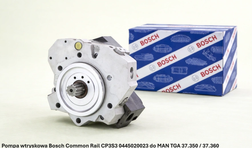 Pompa wtryskowa Bosch Common Rail CP3S3 0445020023 do MAN TGA 37.350 / 37.360 – D2066 LF03/LF13 - nowa, regeneracja, cena