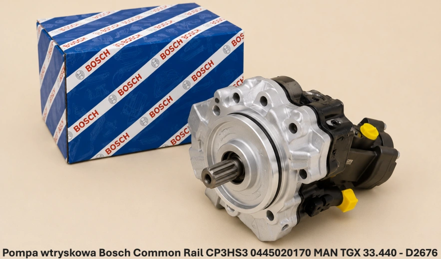 Pompa wtryskowa Bosch Common Rail CP3HS3 0445020170 MAN TGX 33.440 - D2676 - nowa, regeneracja, cena