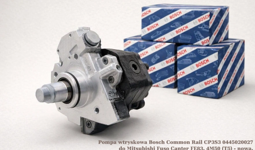 Pompa wtryskowa Bosch Common Rail CP3S3 0445020027 do Mitsubishi Fuso Canter FE83, 4M50 (T5) - nowa, regeneracja, cena