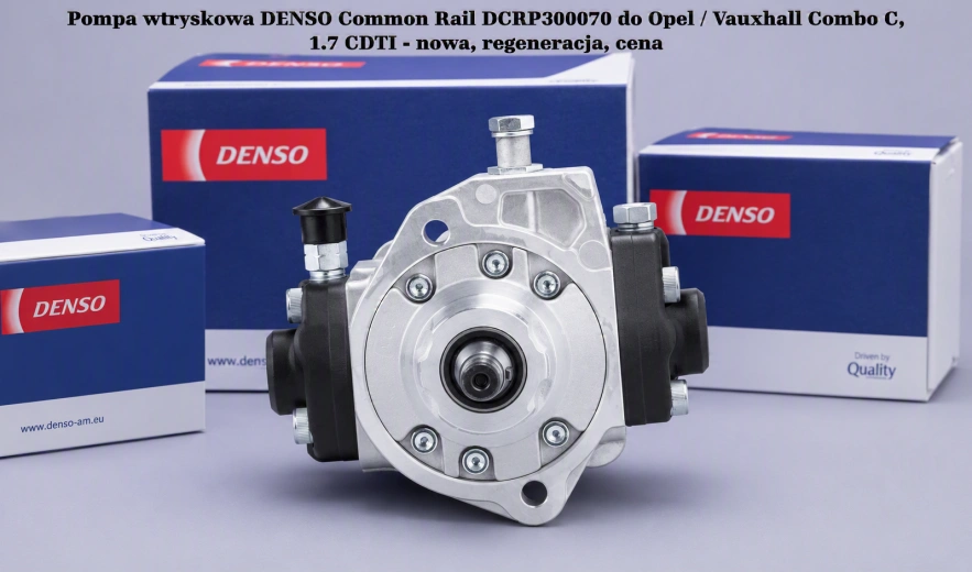 Pompa wtryskowa DENSO Common Rail DCRP300070 do Opel / Vauxhall Combo C, 1.7 CDTI - nowa, regeneracja, cena