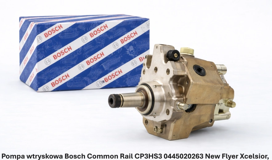 Pompa wtryskowa Bosch Common Rail CP3HS3 0445020263 New Flyer Xcelsior, Cummins ISB / ISL 6.7L / 8.9L - nowa, regeneracja, cena