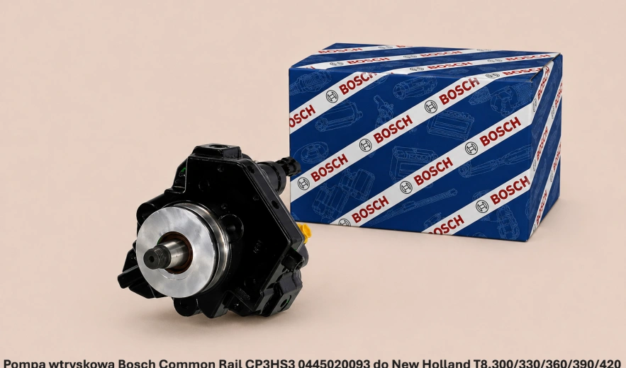 Pompa wtryskowa Bosch Common Rail CP3HS3 0445020093 do New Holland T8.300/330/360/390/420 – 8.7L FPT - nowa, regeneracja, cena