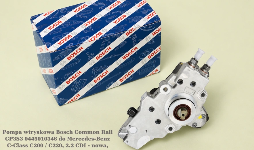 Pompa wtryskowa Bosch Common Rail CP3S3 0445010346 do Mercedes-Benz C-Class C200 / C220, 2.2 CDI - nowa, regeneracja, cena