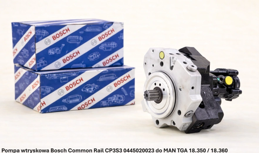 Pompa wtryskowa Bosch Common Rail CP3S3 0445020023 do MAN TGA 18.350 / 18.360 – D2066 LF03/LF13 - nowa, regeneracja, cena