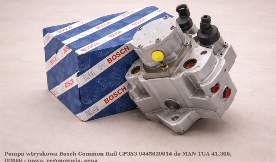Pompa wtryskowa Bosch Common Rail CP3S3 0445020014 do MAN TGA 41.360, D2066 - nowa, regeneracja, cena