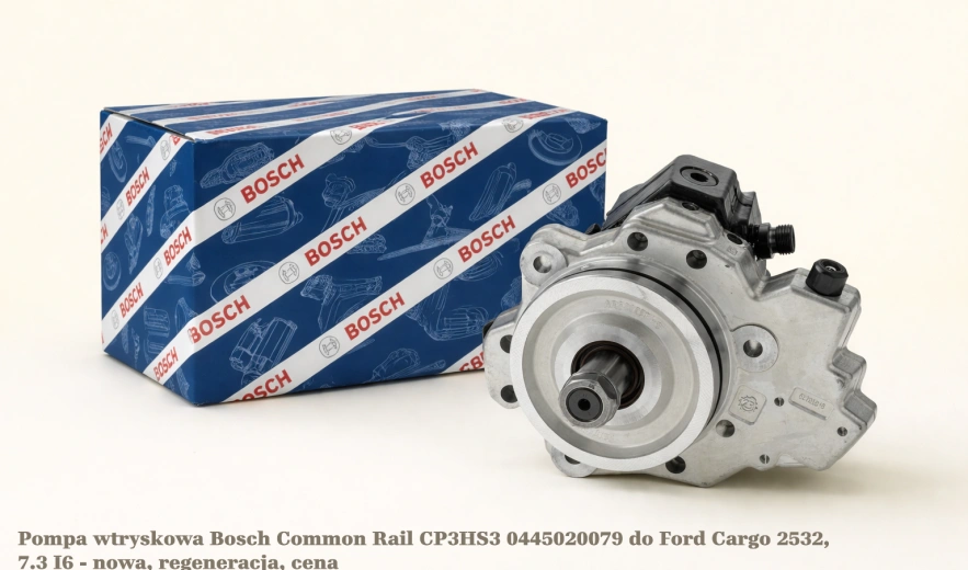Pompa wtryskowa Bosch Common Rail CP3HS3 0445020079 do Ford Cargo 2532, 7.3 I6 - nowa, regeneracja, cena