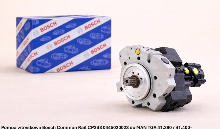 Pompa wtryskowa Bosch Common Rail CP3S3 0445020023 do MAN TGA 41.390 / 41.400– D2066 LF02/LF12 - nowa, regeneracja, cena