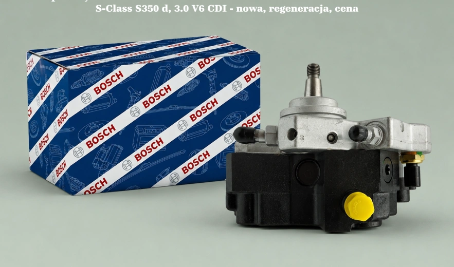 Pompa wtryskowa Bosch Common Rail CP3HS3 0445010323 do Mercedes-Benz S-Class S350 d, 3.0 V6 CDI - nowa, regeneracja, cena
