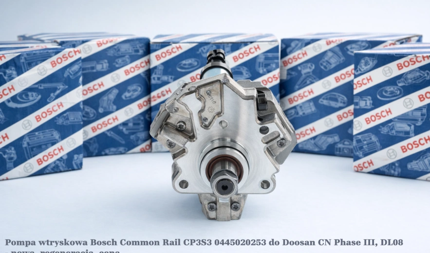Pompa wtryskowa Bosch Common Rail CP3S3 0445020253 do Doosan CN Phase III, DL08 - nowa, regeneracja, cena
