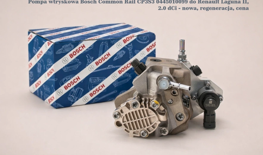 Pompa wtryskowa Bosch Common Rail CP3S3 0445010099 do Renault Laguna II, 2.0 dCi - nowa, regeneracja, cena