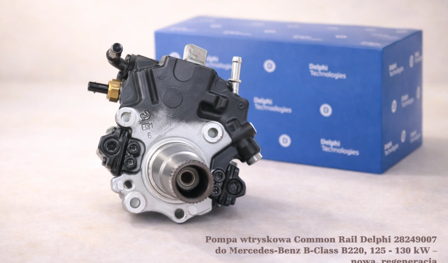 Pompa wtryskowa Common Rail Delphi 28249007 do Mercedes-Benz B-Class B220, 125 - 130 kW – nowa, regeneracja