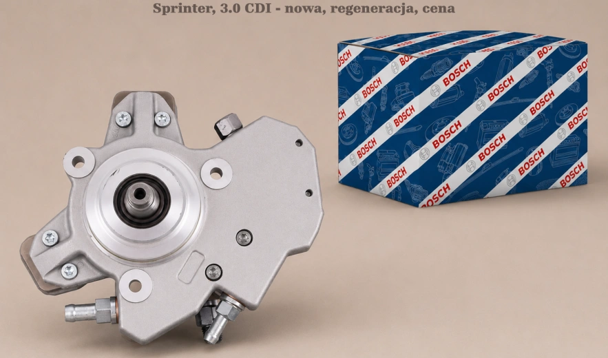 Pompa wtryskowa Bosch Common Rail CP3S3 0445010211 do Mercedes-Benz Sprinter, 3.0 CDI - nowa, regeneracja, cena