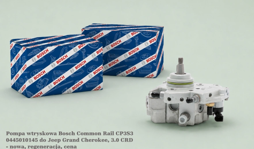 Pompa wtryskowa Bosch Common Rail CP3S3 0445010145 do Jeep Grand Cherokee, 3.0 CRD - nowa, regeneracja, cena