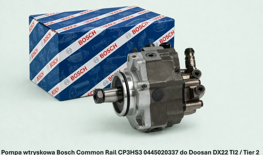 Pompa wtryskowa Bosch Common Rail CP3HS3 0445020337 do Doosan DX22 TI2 / Tier 2 – nowa, regeneracja, cena