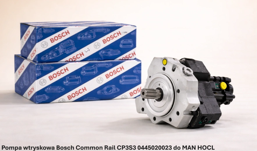 Pompa wtryskowa Bosch Common Rail CP3S3 0445020023 do MAN HOCL – D2066 LOH 12 - nowa, regeneracja, cena