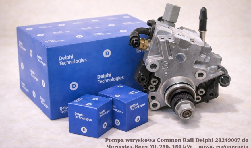 Pompa wtryskowa Common Rail Delphi 28249007 do Mercedes-Benz ML 250, 150 kW – nowa, regeneracja