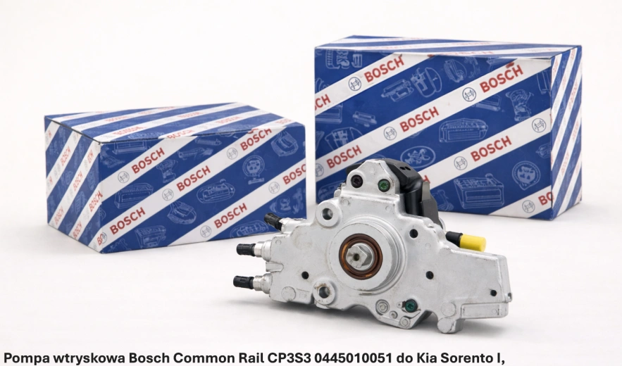 Pompa wtryskowa Bosch Common Rail CP3S3 0445010051 do Kia Sorento I, 2.5 CRDi - nowa, regeneracja, cena