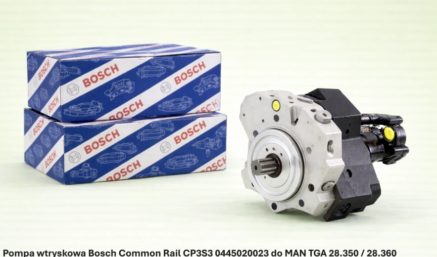 Pompa wtryskowa Bosch Common Rail CP3S3 0445020023 do MAN TGA 28.350 / 28.360 – D2066 LF03/LF13 - nowa, regeneracja, cena