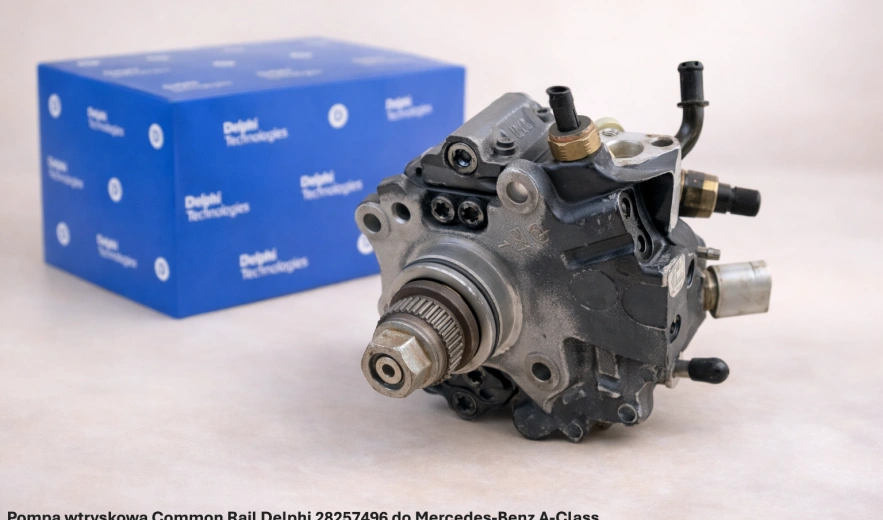 Pompa wtryskowa Common Rail Delphi 28257496 do Mercedes-Benz A-Class A 180 / A 200 / A 220, 1.8 / 2.1 CDI, 80 - 125kW– nowa, regeneracja
